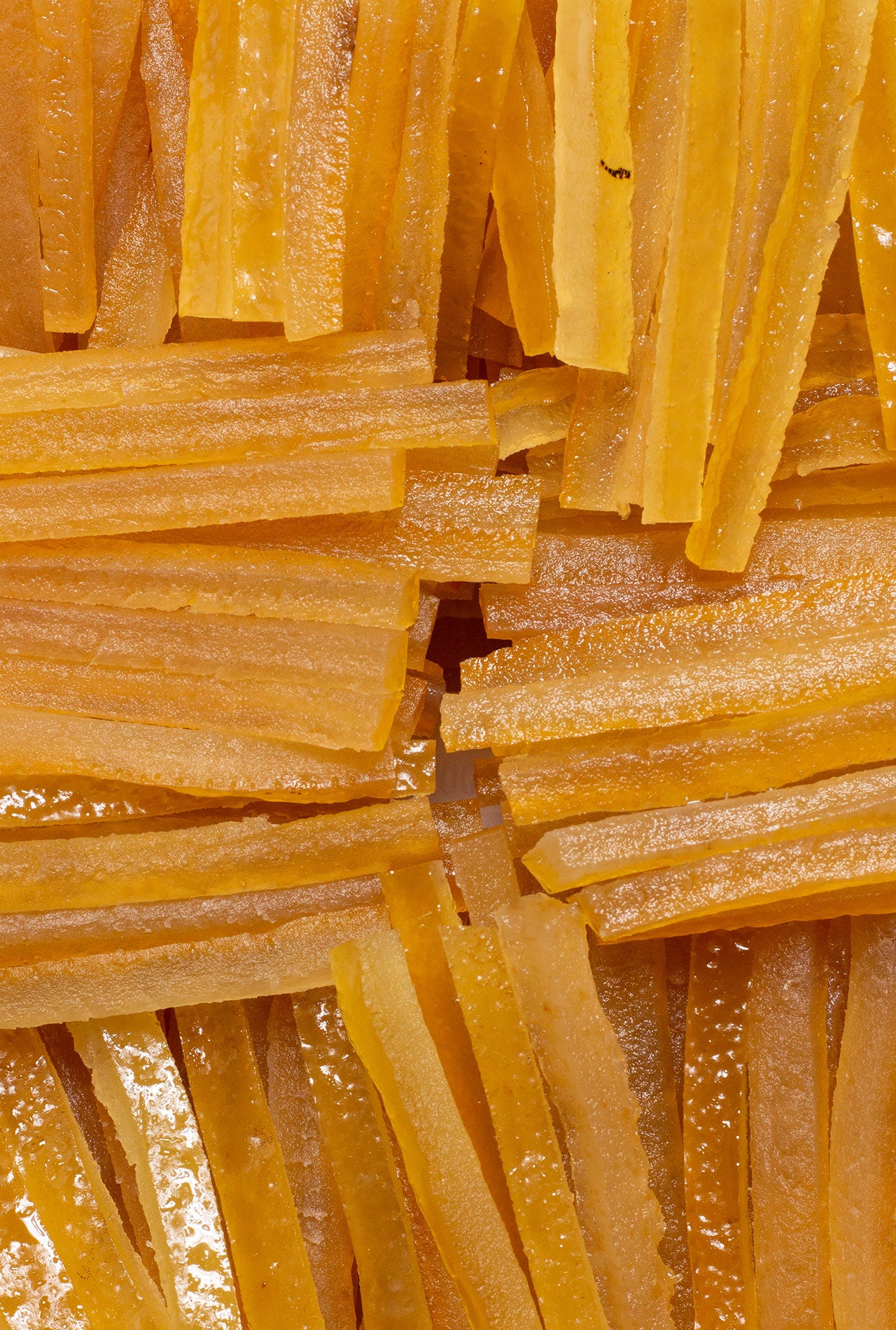 Piel de limón en tiras